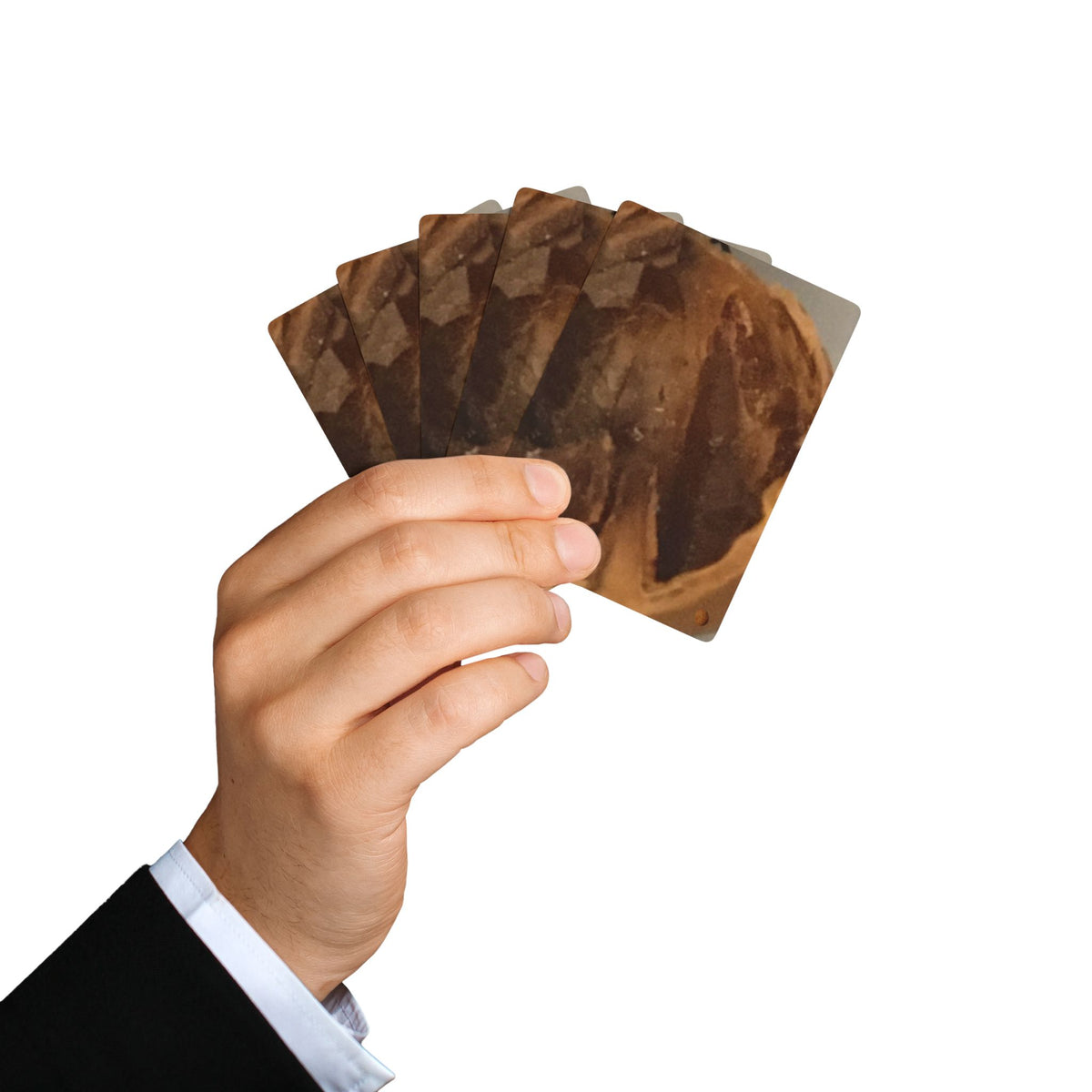 EDITH EINSTEIN WALNUT FACTORY 22 Poker Playing Cards