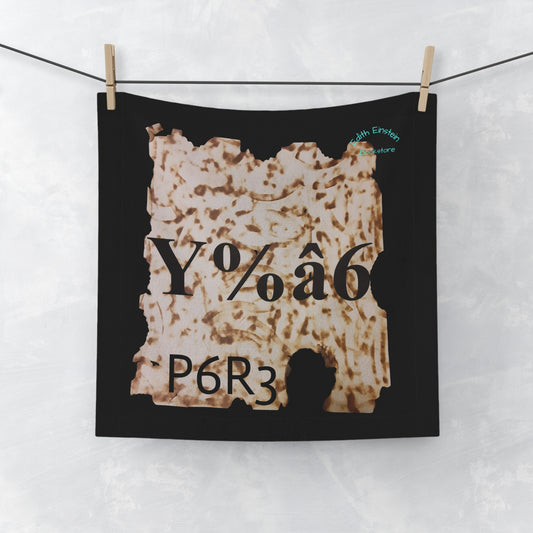 CODED YOUTH Face Towel with page and row numbers