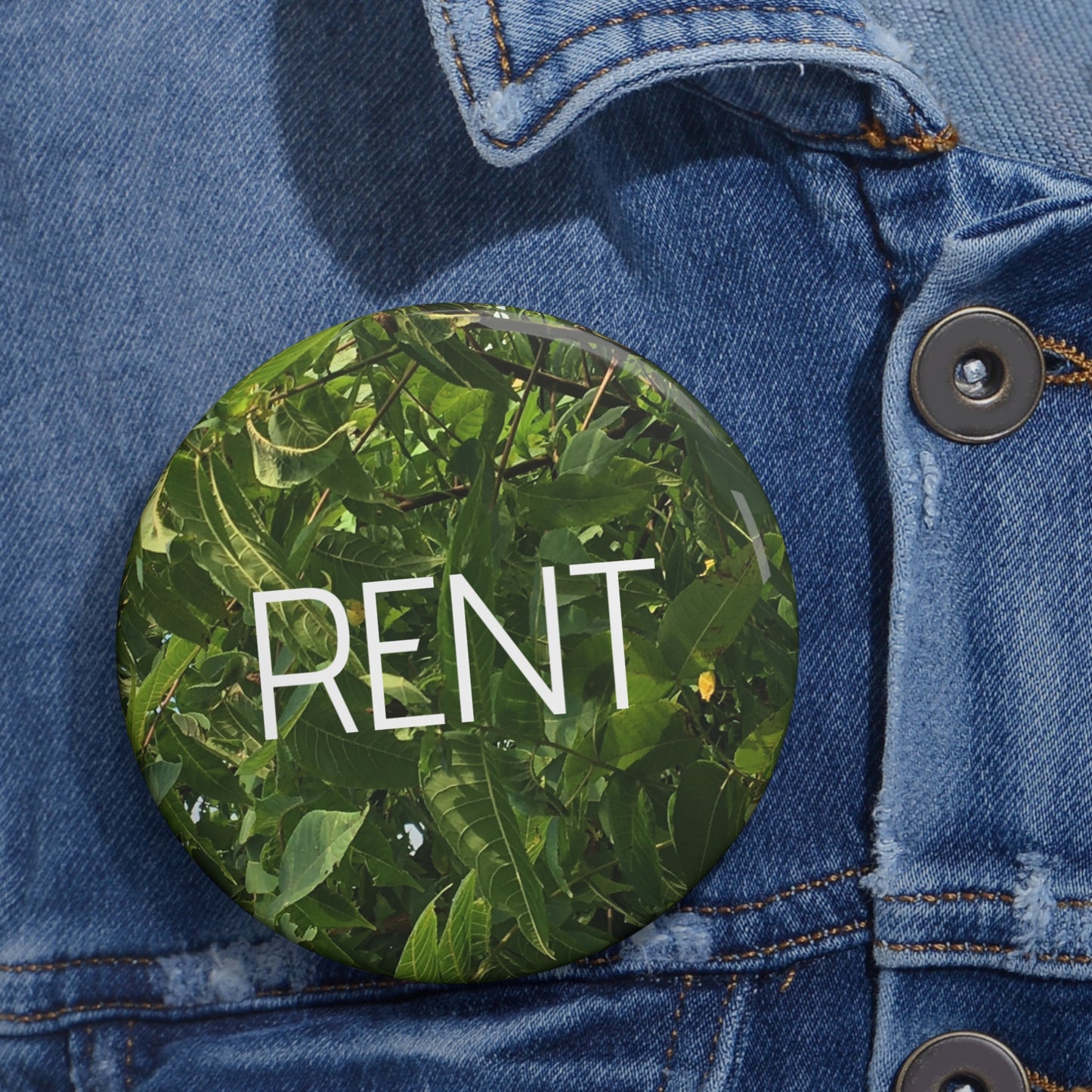 RENT Custom Pin Buttons