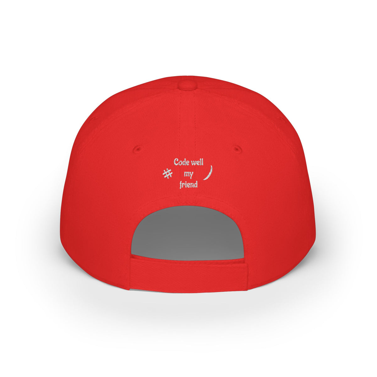 CODE WELL MY FRIEND Low Profile Baseball Cap