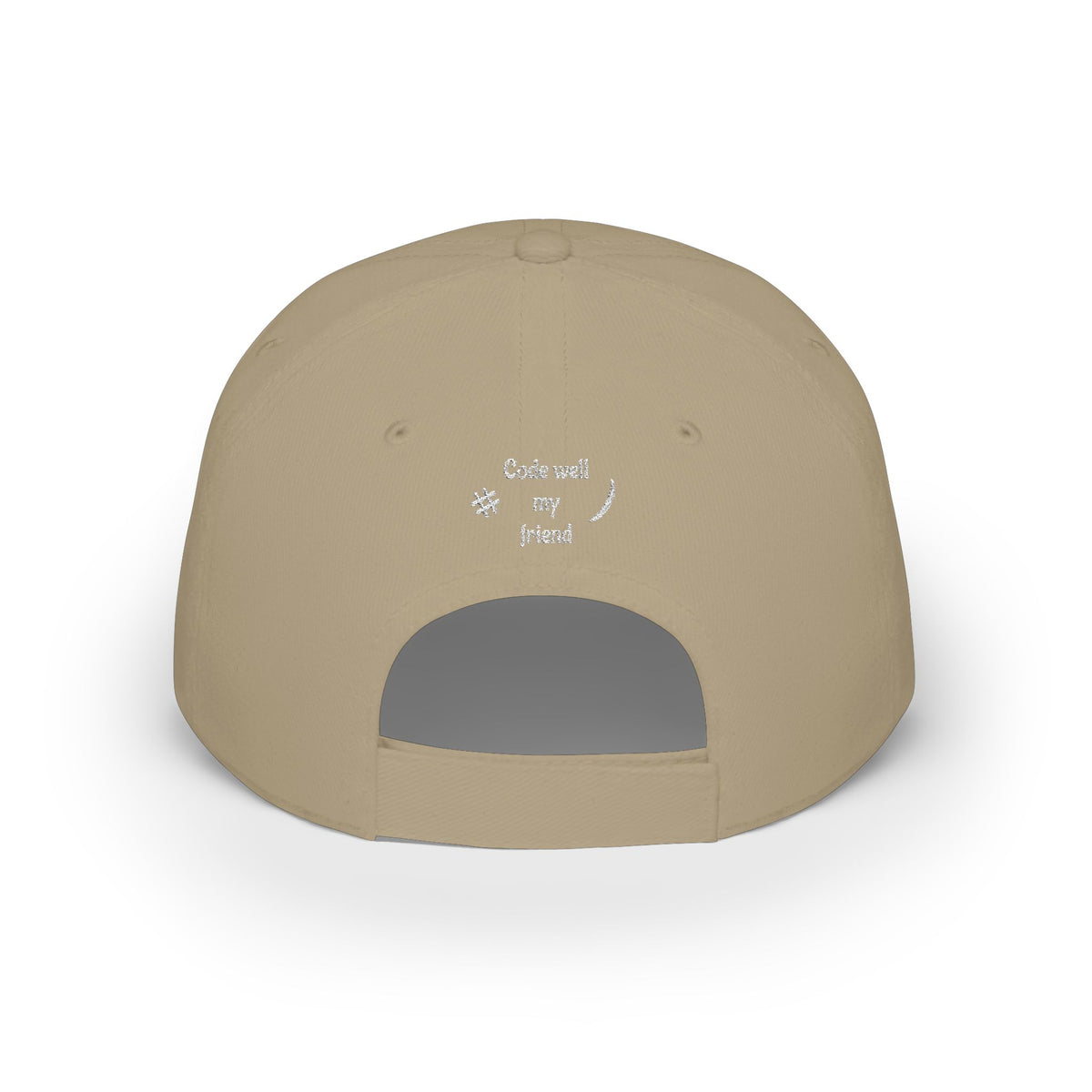 CODE WELL MY FRIEND Low Profile Baseball Cap