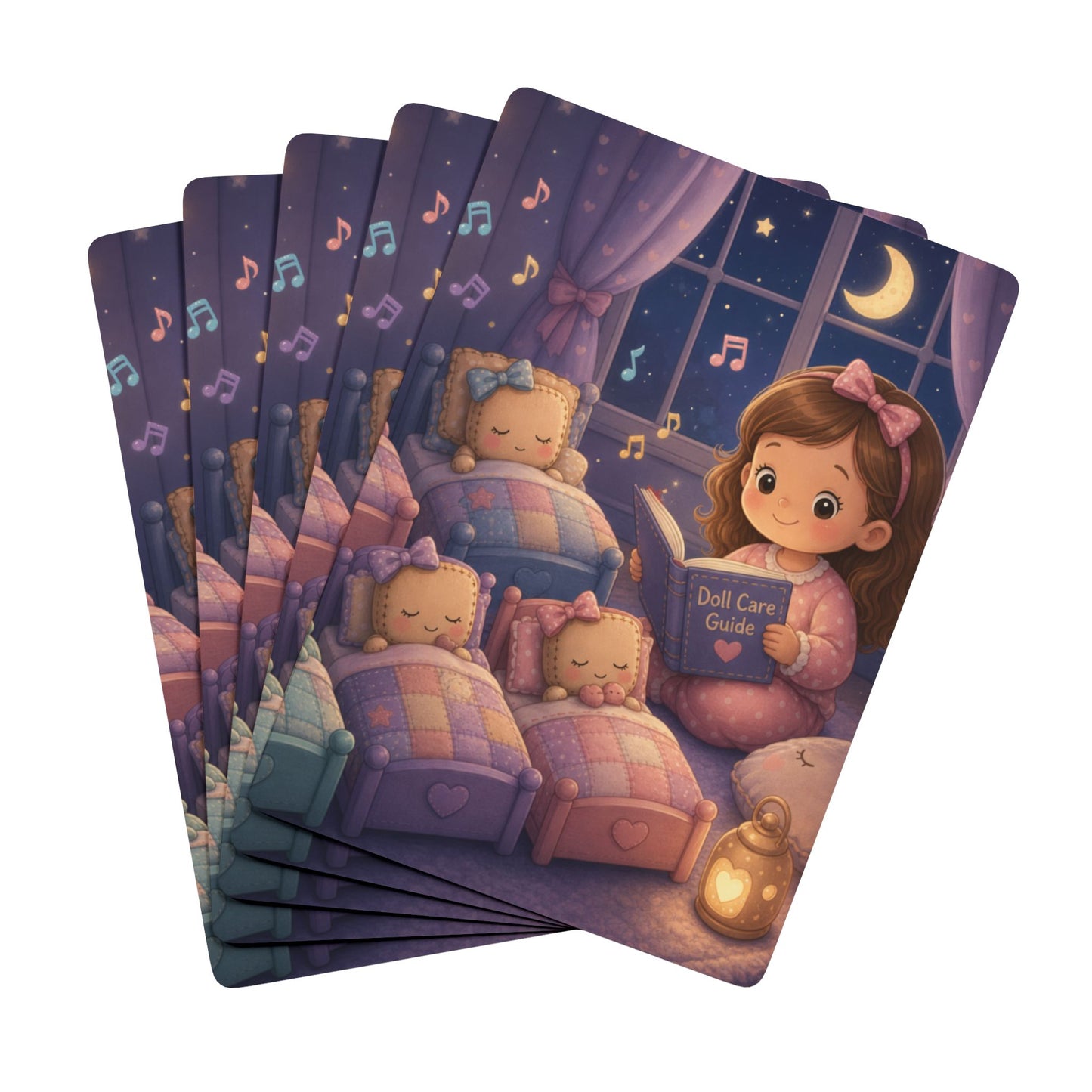SQUARE FABRIC DOLL GENTLE CARE Poker Playing Cards