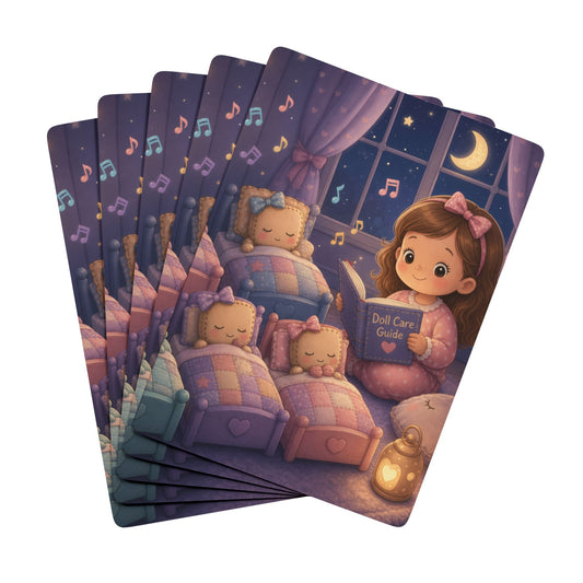 SQUARE FABRIC DOLL GENTLE CARE Poker Playing Cards