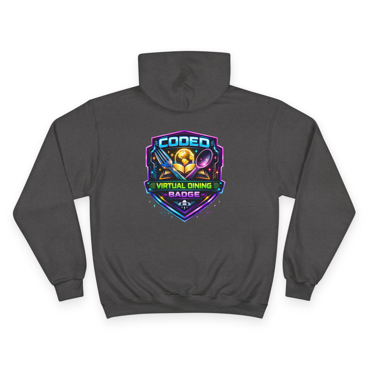 CODED VIRTUAL DINING 4 Champion Hoodie