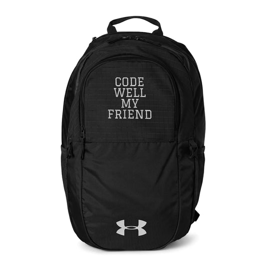 CODE WELL MY FRIEND Under Armour® All Sport Backpack (Embroidery)