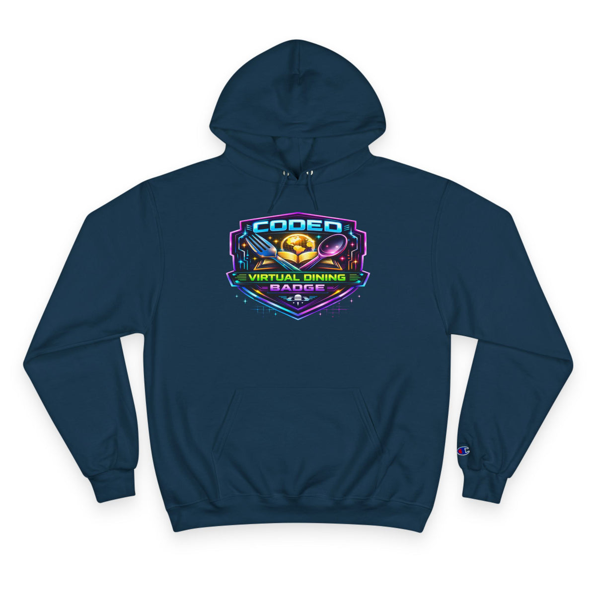 CODED VIRTUAL DINING 4 Champion Hoodie