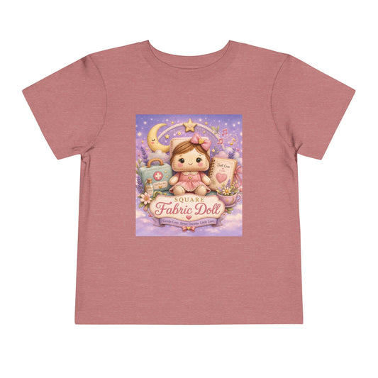 SQUARE FABRIC DOLL Toddler Short Sleeve Tee
