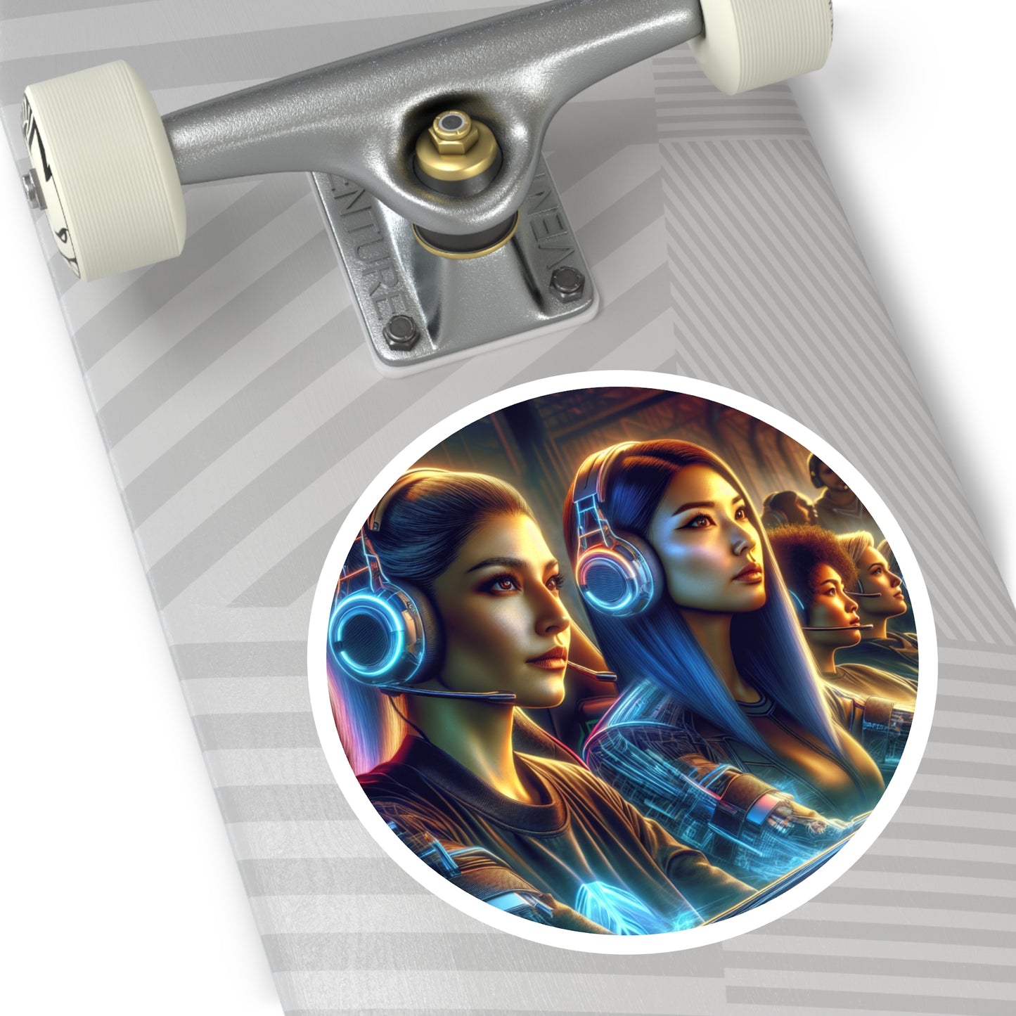 Gamer Stickers for Competitive Adult Female Players