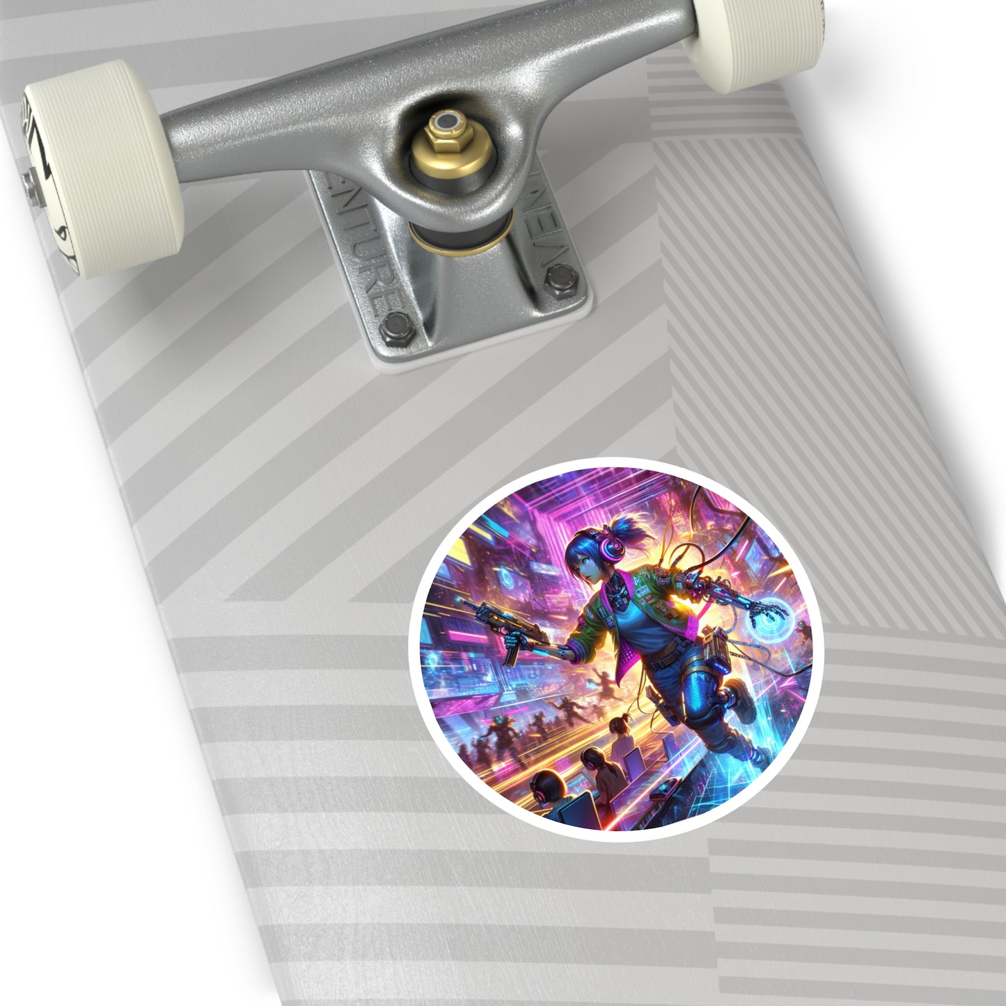 Cyborg Gamer Stickers