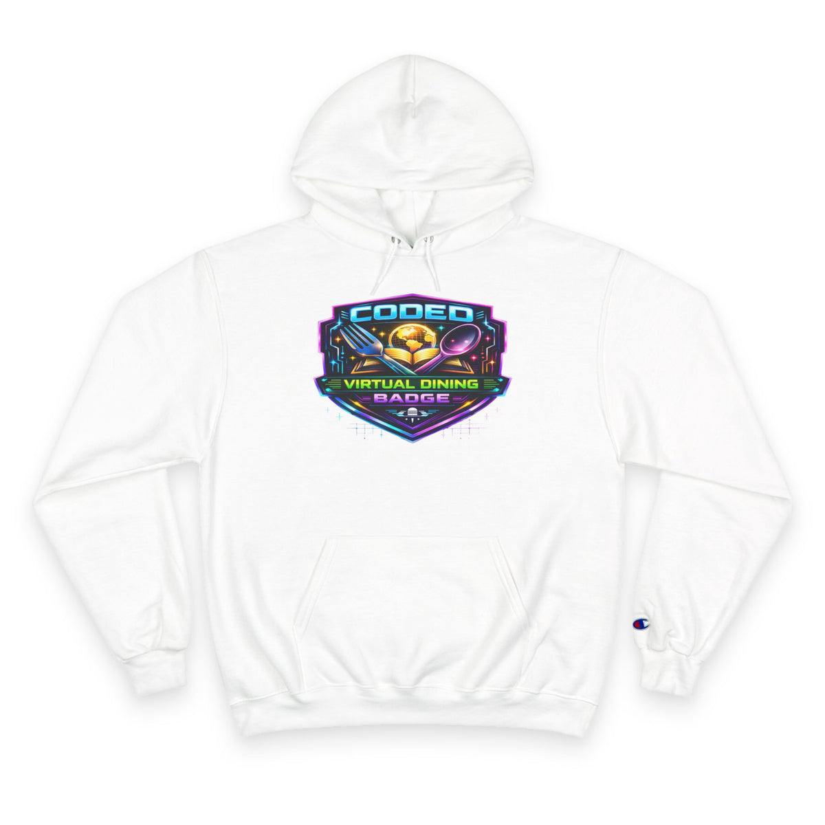CODED VIRTUAL DINING 4 Champion Hoodie