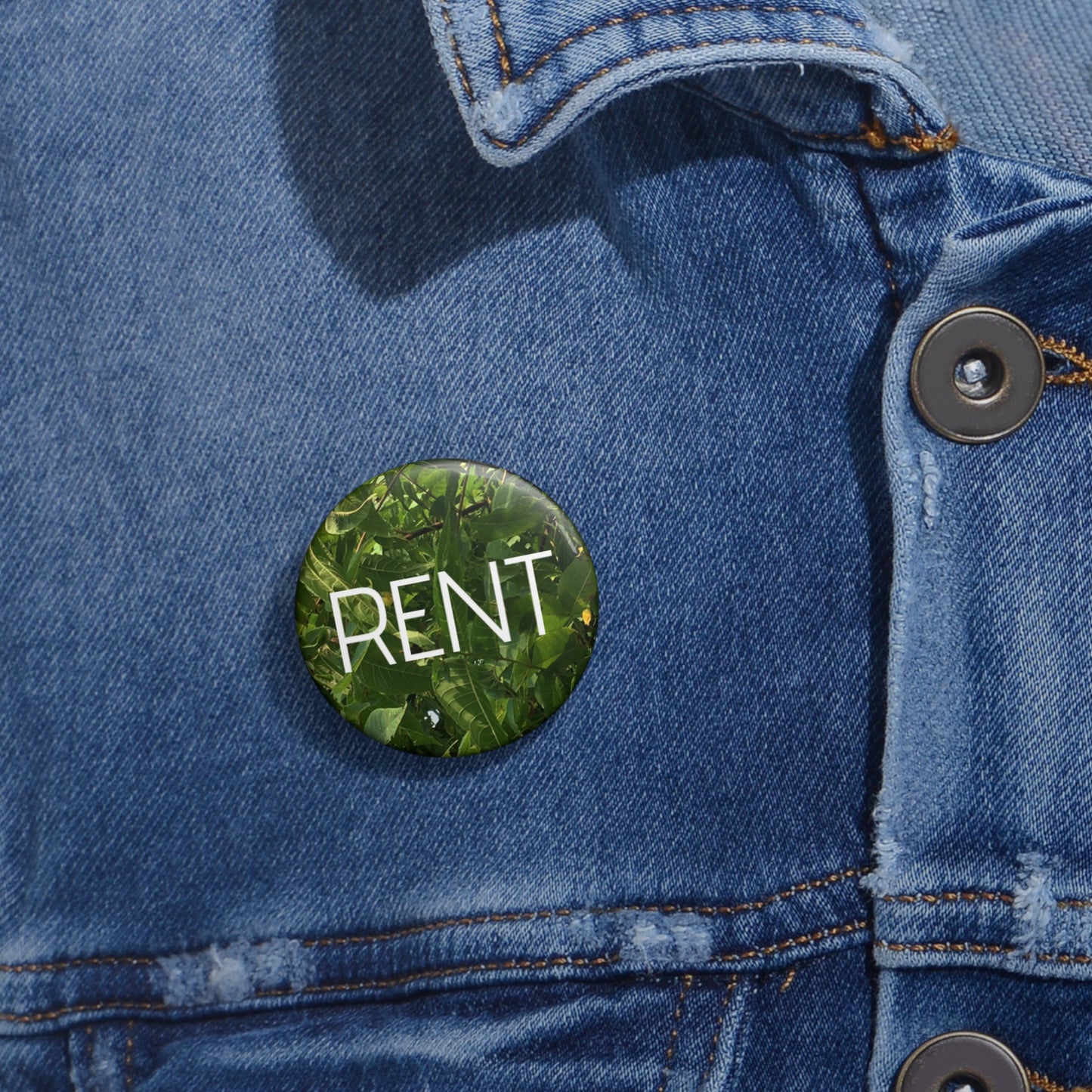 RENT Custom Pin Buttons